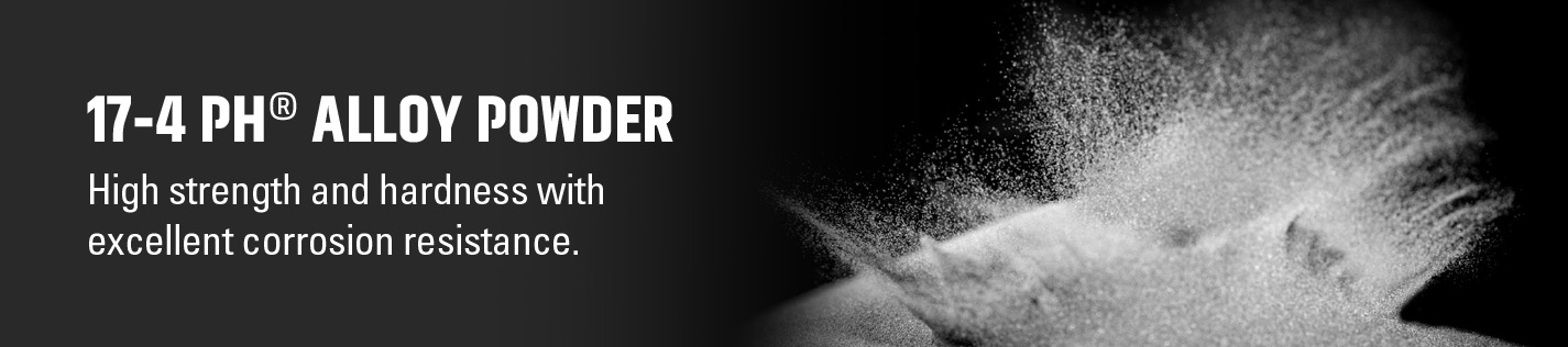 17-4 PH stainless steel powder are used in 3D printing for high-strength parts and components