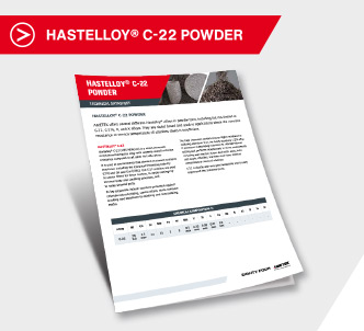 Download Hastelloy® C-22 Powder – Datasheet