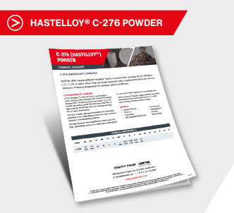 Download Hastelloy® C-276 Powder – Datasheet