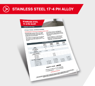 Download 17-4® PH Alloy Powder - Datasheet